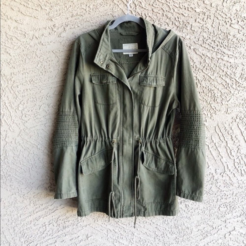 A New Day Anorak/Utility Jacket (Olive Green)